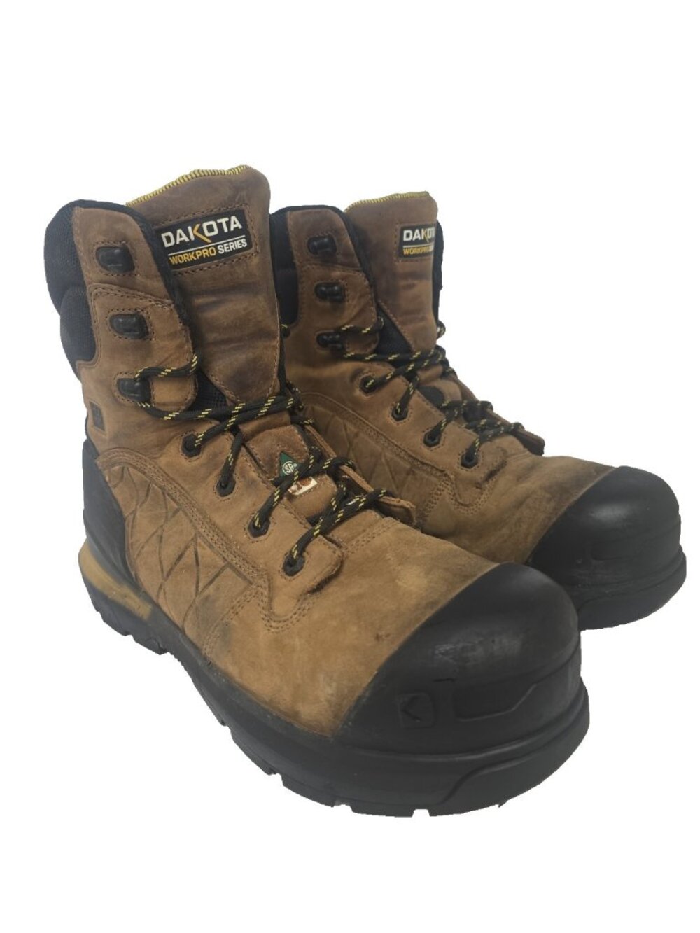 Dakota Work PRO Men's 8" 8300 Comp. Toe Comp. Plate Work Boots Brown Size 11M
